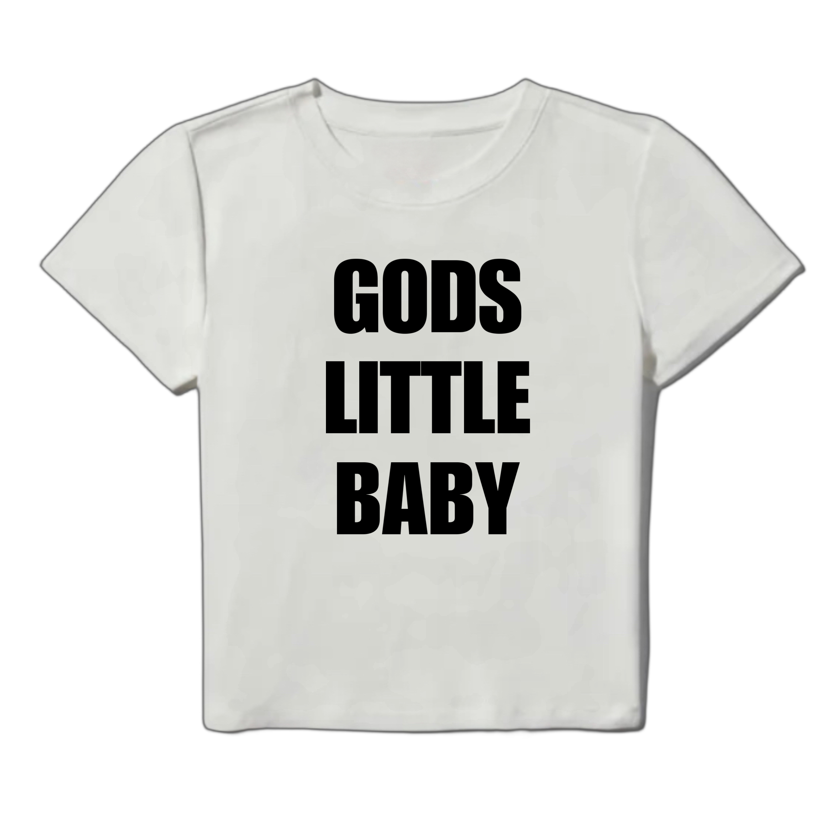 SLOGAN GOD BABY T-SHIRT